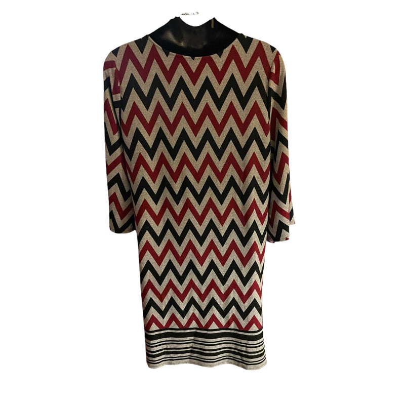 Bold Chevron Sheath Dress 3X – Fall Ready Chic