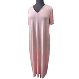 Zenana Size 3X Pink Maxi Dress