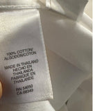 Jones New York Non-Iron White Button-Front Shirt 3X Classic Cotton Style