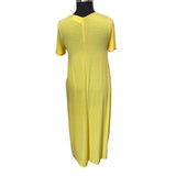 Zenana Plus-Size Maxi Dress – Sunshine Yellow (1X) - Style Plus Consignment Boutique