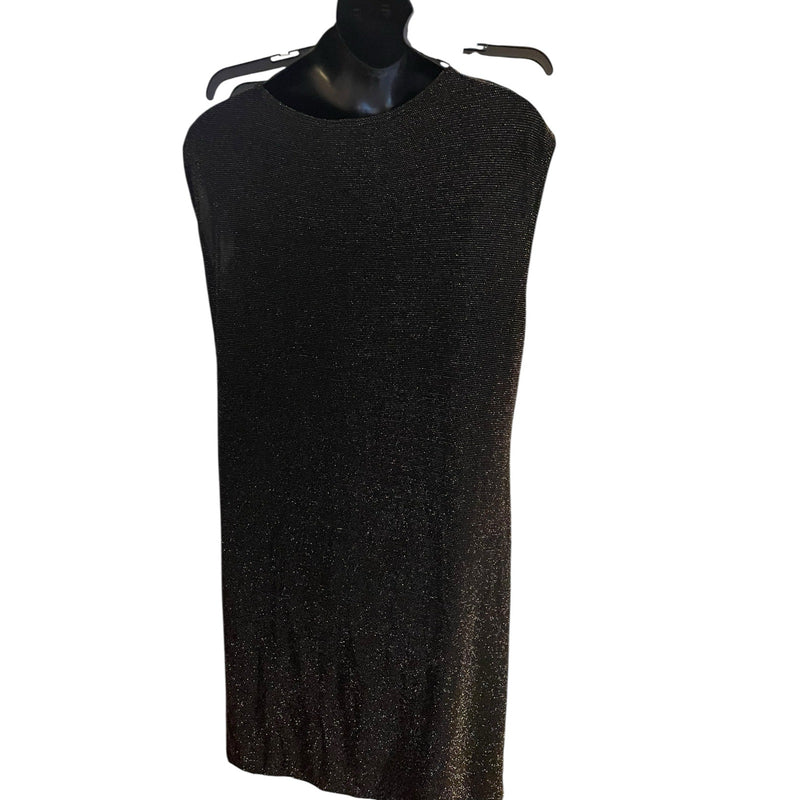 MSK Woman Black & Gold Glitter Stretch Cocktail Dress 24W – Style Plus Consignment Boutique