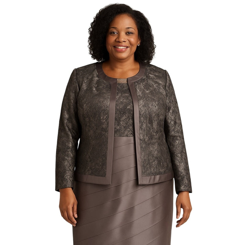 Two Piece dress 18M Black Floral Lace