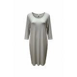 3X Gray Rib Knit Midi Dress Side Slits 24W 26W