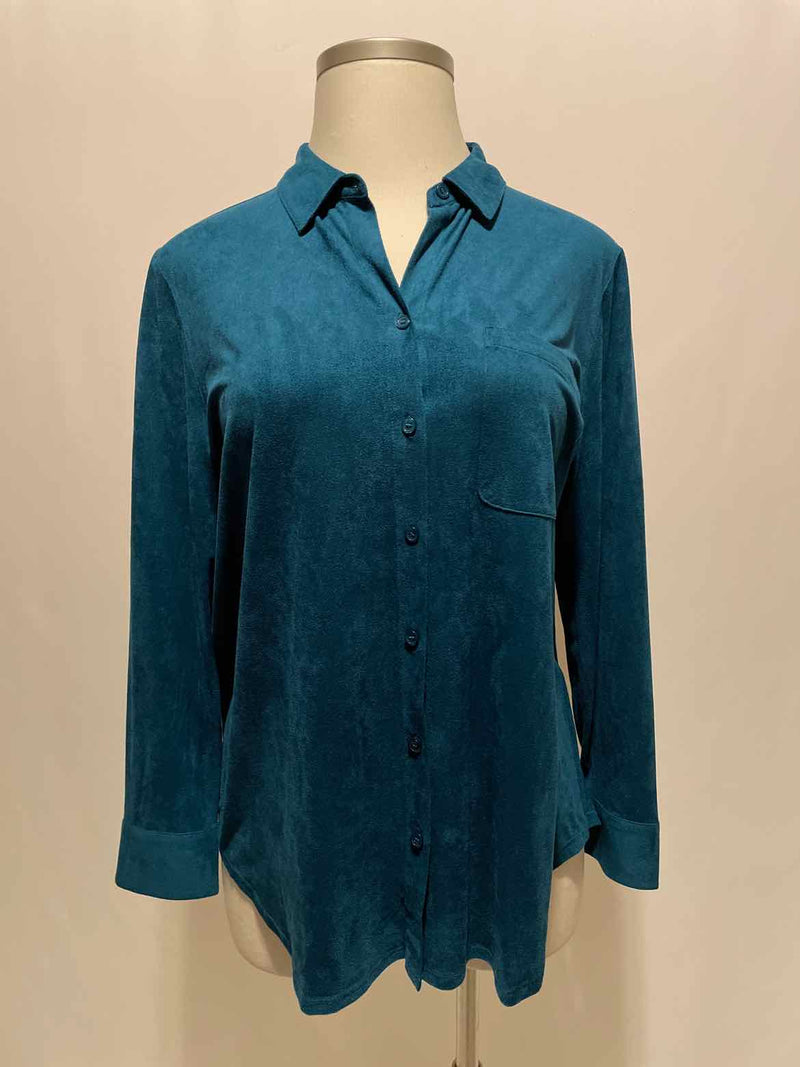 Size 3 chicos Teal Casual Top