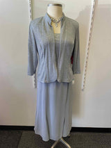 alex evening Size 16 Blue Evening Long Dress - Style Plus Consignment Boutique