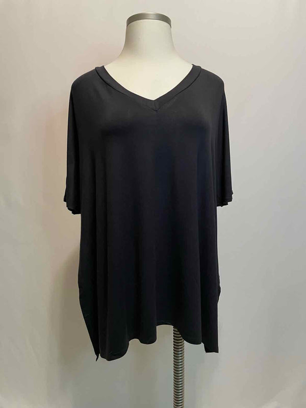 Zenana Size 2X Black Casual Top