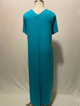 Style Plus Boutique Size 3X Turquoise Dress - Style Plus Consignment Boutique