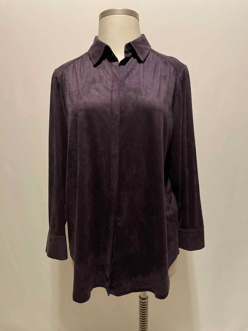 Size 3 chicos Eggplant Casual Top