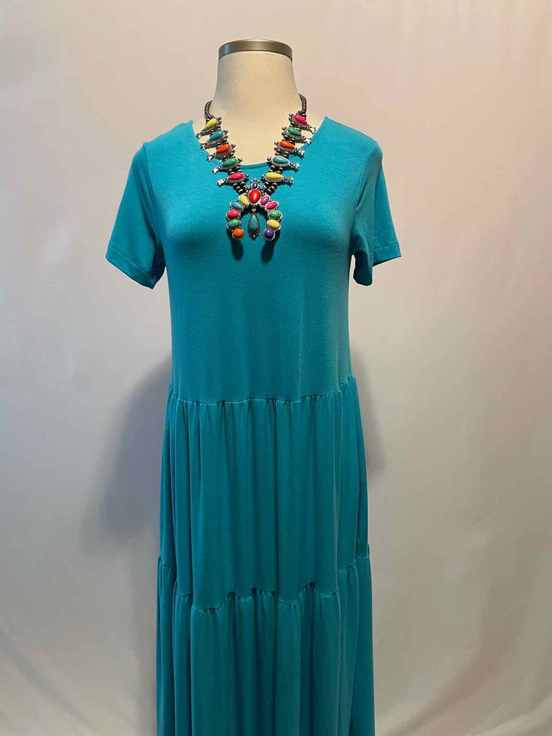 Style Plus Boutique Size 1X Blue Dress - Style Plus Consignment Boutique