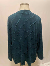 chicos Size 3 Emerald Casual Jacket