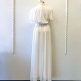 Style Plus Boutique Size 3X White Evening Long Dress - Style Plus Consignment Boutique