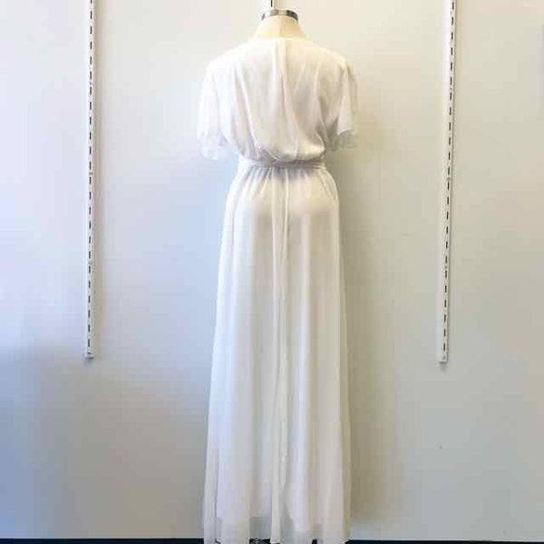 Style Plus Boutique Size 3X White Evening Long Dress - Style Plus Consignment Boutique