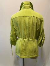 Peck & Peck Size 1X Lime Green Casual Jacket