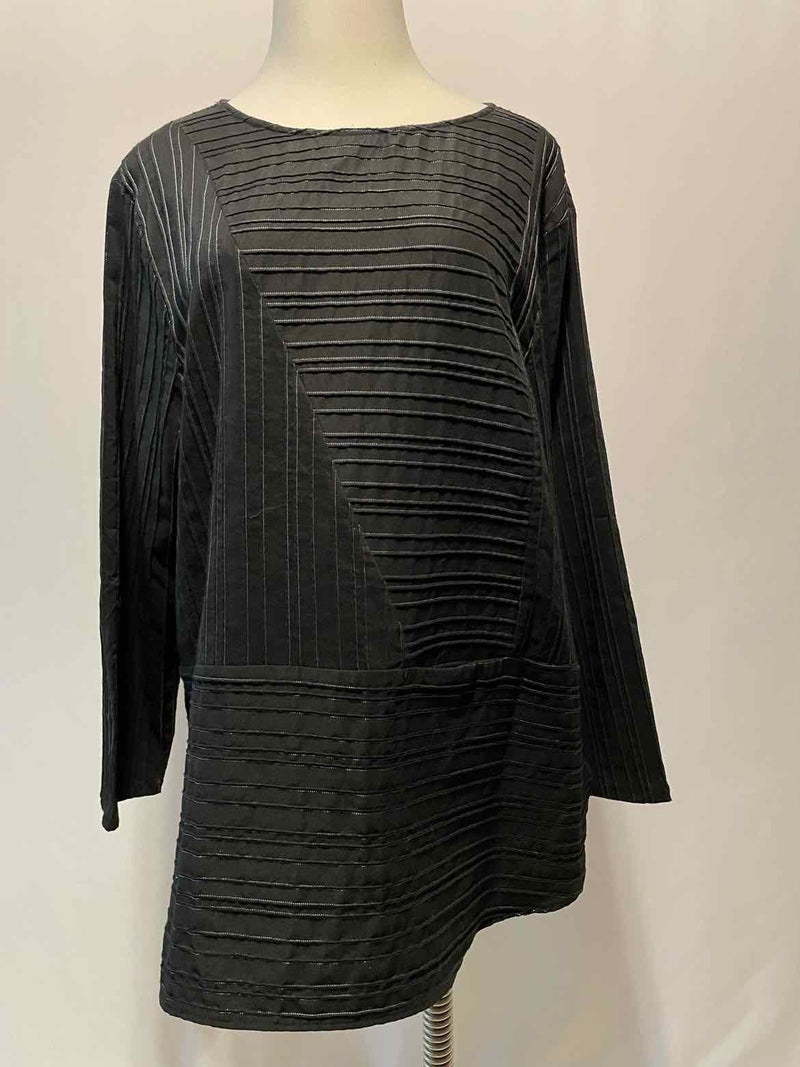 Size XXL niche Black Print Casual Top - Style Plus Consignment Boutique