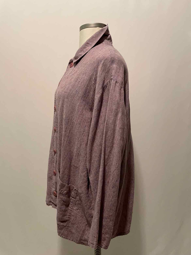 flax Size 3G Lavender Casual Jacket