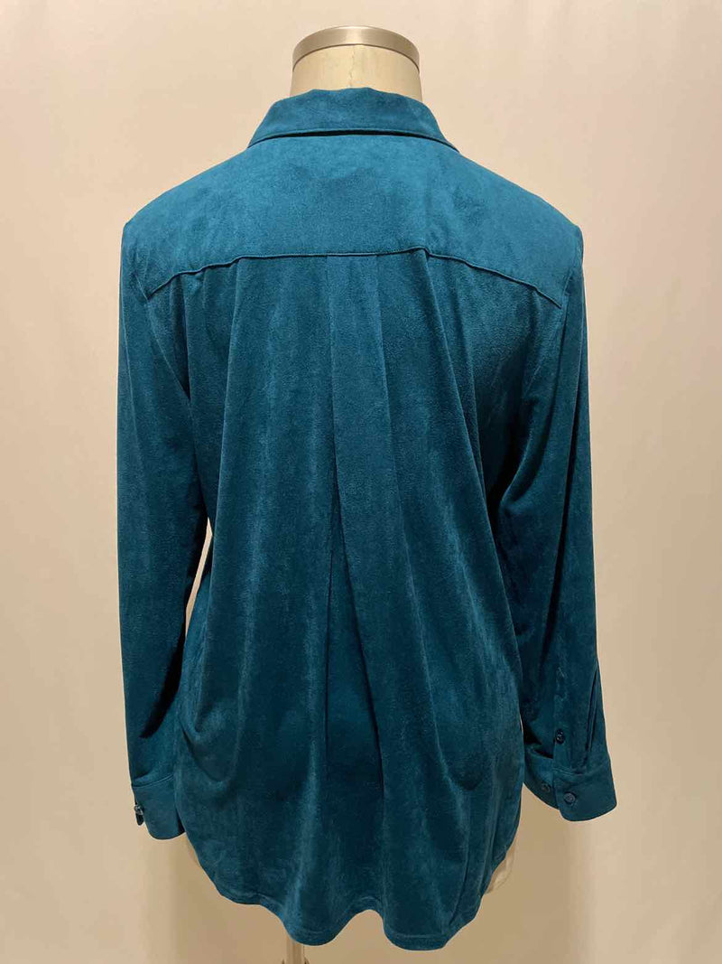 Size 3 chicos Teal Casual Top