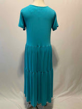 Style Plus Boutique Size 1X Blue Dress - Style Plus Consignment Boutique