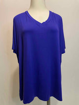 Zenana Size 1X Purple Casual Top