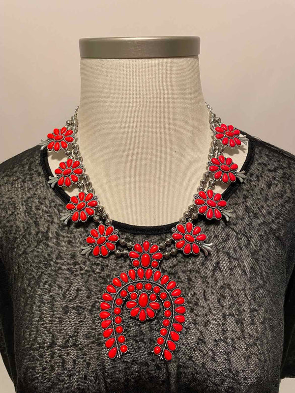 Tibi Red Jewelry Set - Style Plus Consignment Boutique