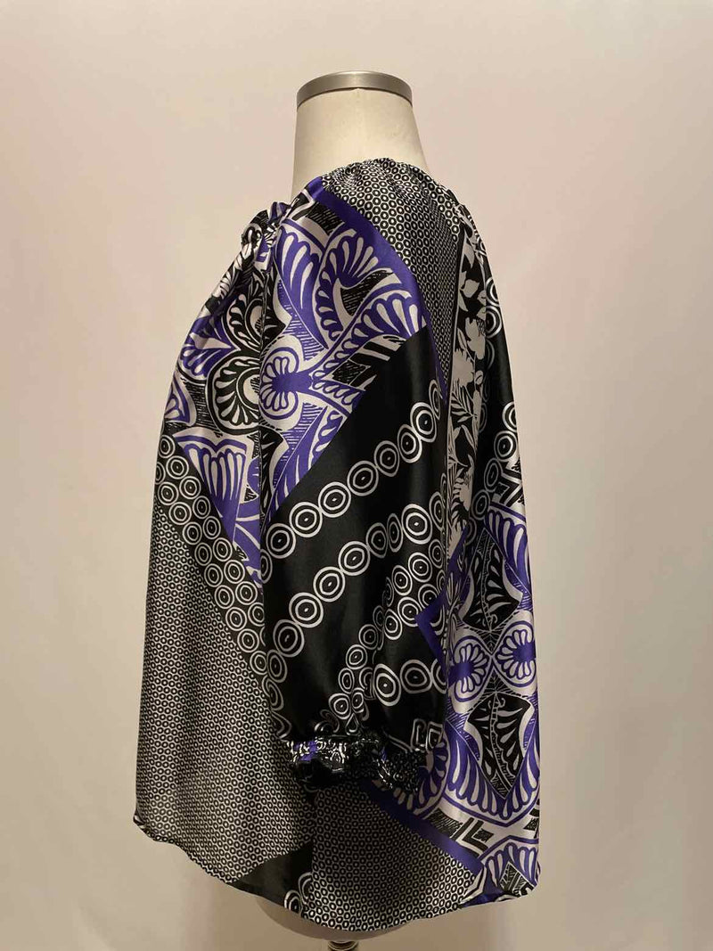 Size 20W investments Black Print Casual Top