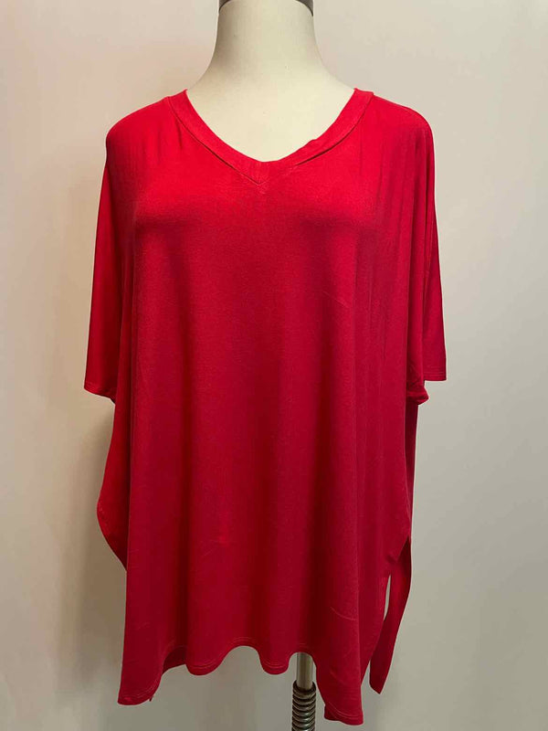 Size 1X Zenana Red Casual Top