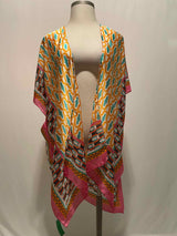Style Plus Boutique Size One Size Pink Print Kimono