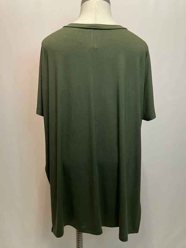 Size 1X Zenana Green Casual Top - Style Plus Consignment Boutique