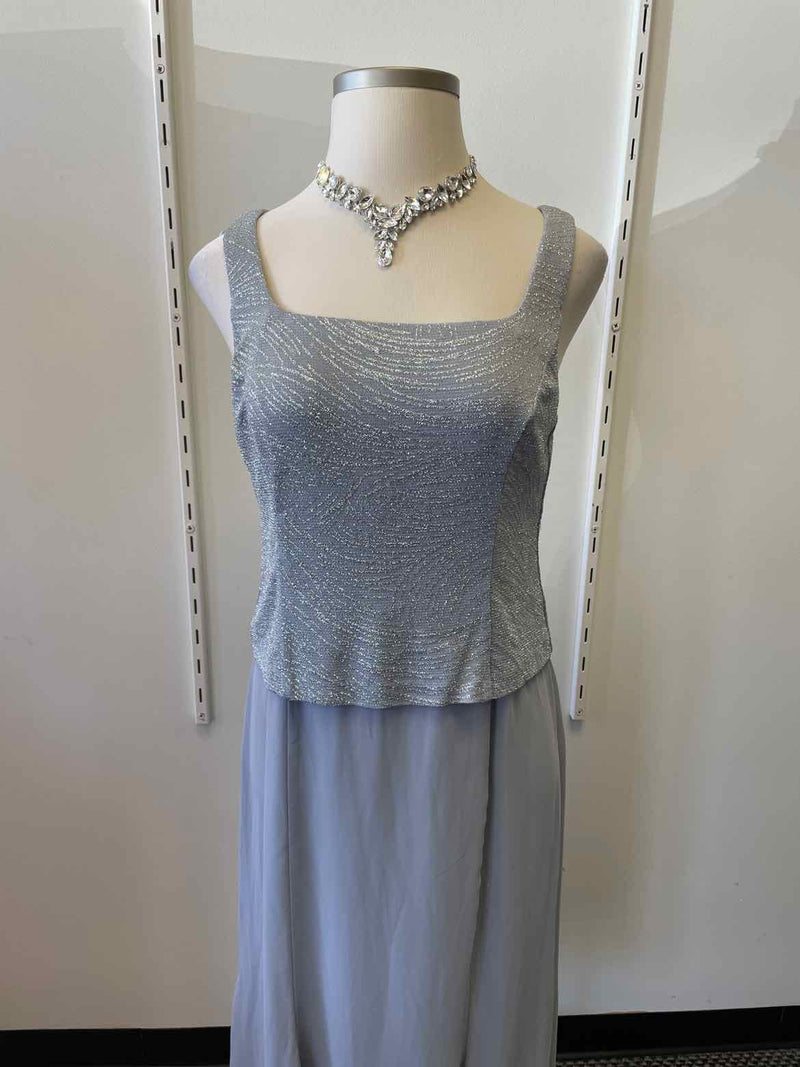 alex evening Size 16 Blue Evening Long Dress - Style Plus Consignment Boutique