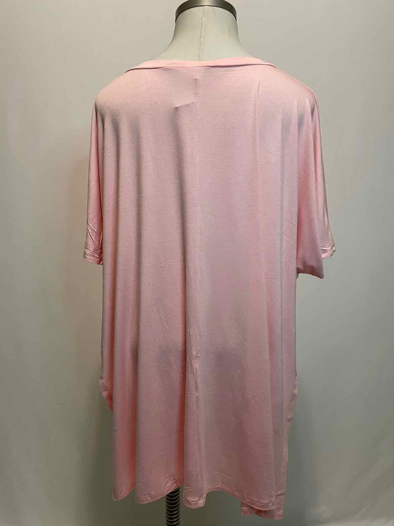 Size 2X Zenana Light Pink Casual Top