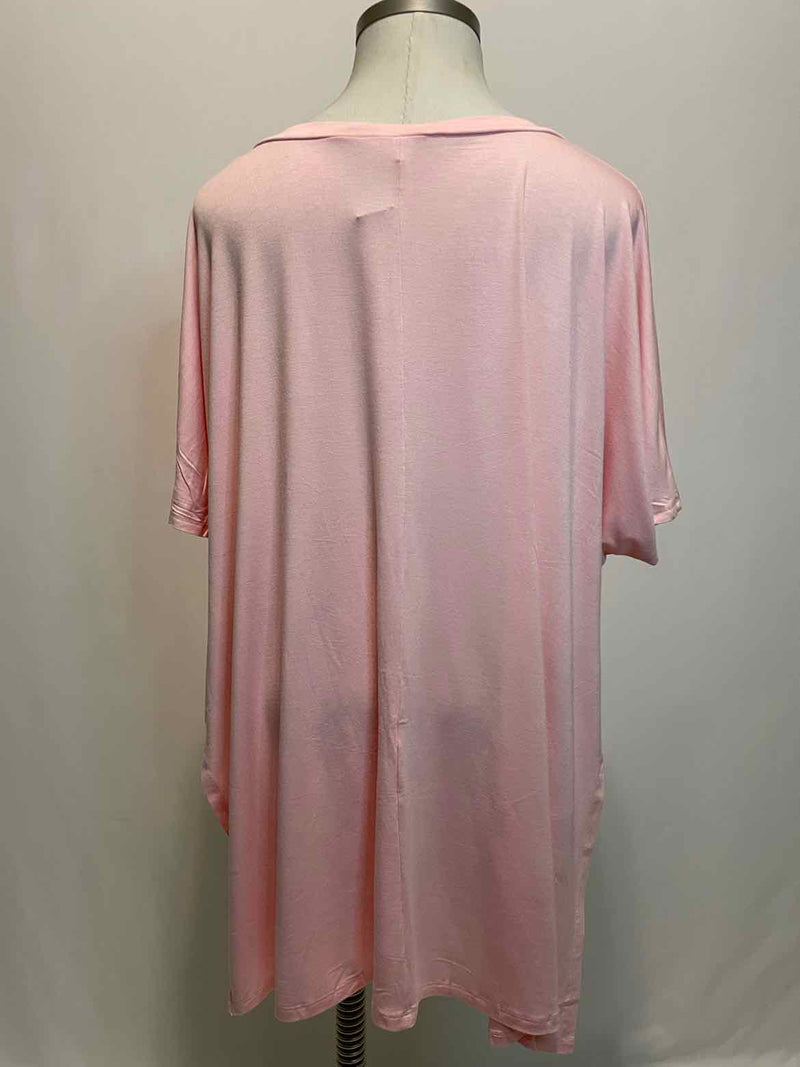 Size 3X Zenana Light Pink Casual Top - Style Plus Consignment Boutique