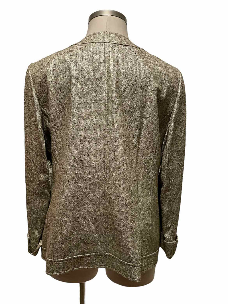 Lafayette Size 18W Brown Print Jacket