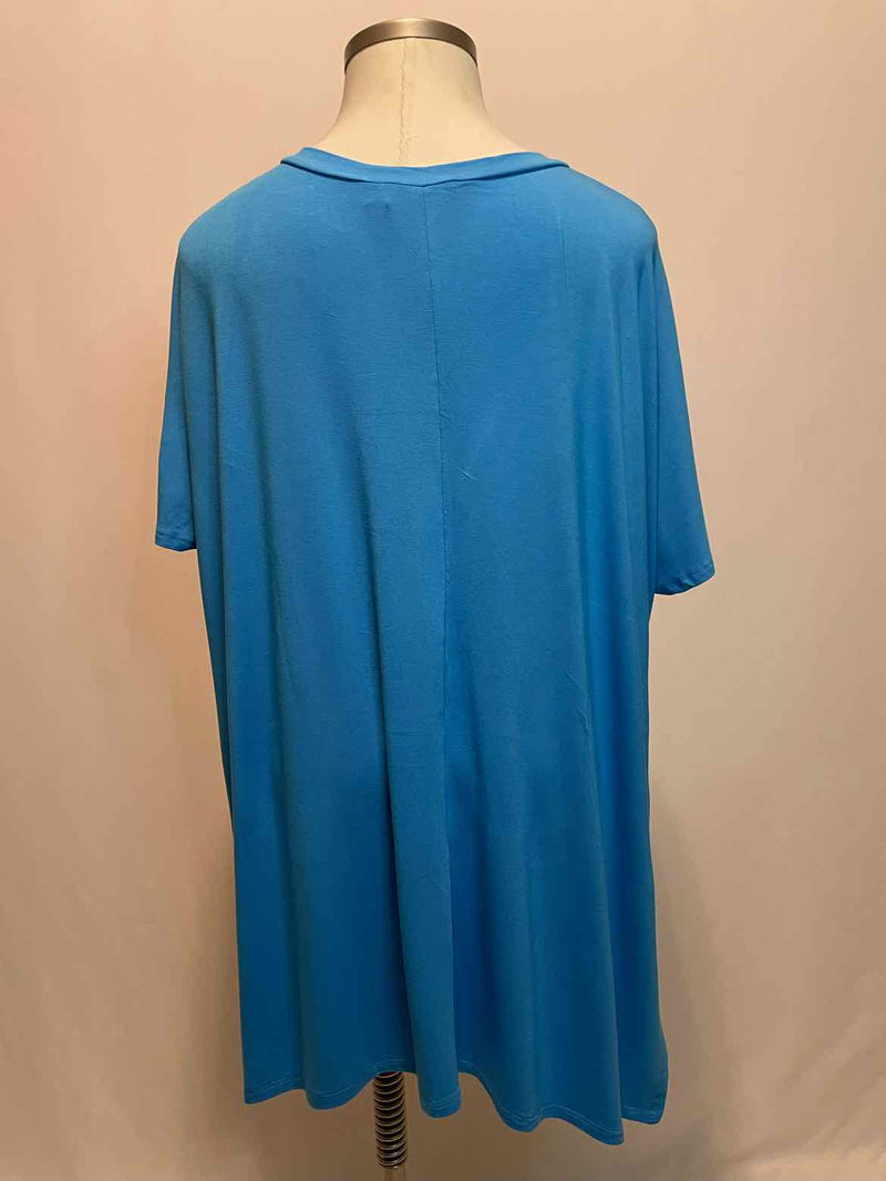 Size 2X Zenana Turquoise Casual Top