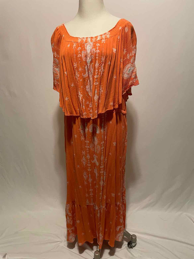 reba Size 3X Peach Dress - Style Plus Consignment Boutique