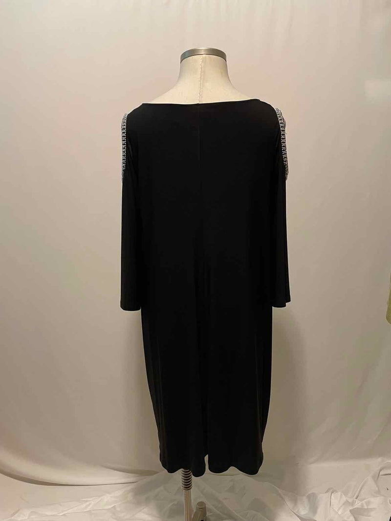 jbs Size 3X Black Evening Short Dress