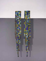 Fashion Navy Earrings - Style Plus Consignment Boutique