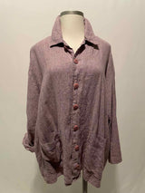 flax Size 3G Lavender Casual Jacket