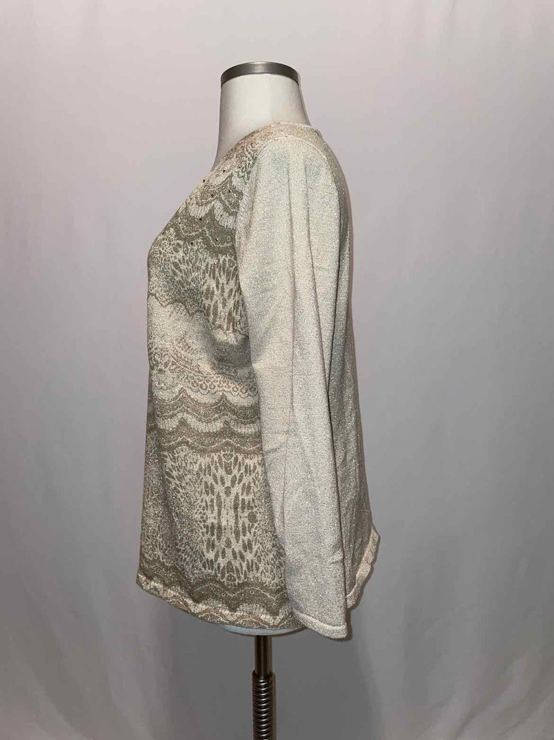 Size 3X reba Gold Casual Top