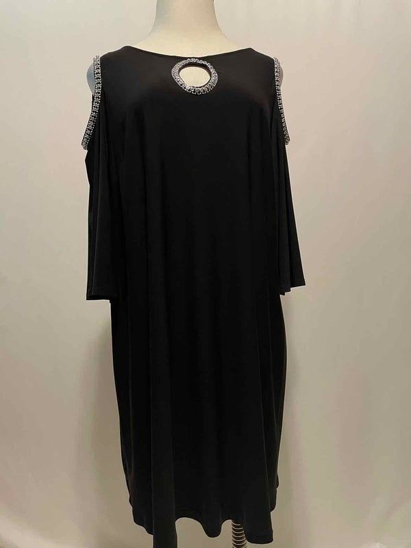 jbs Size 3X Black Evening Short Dress