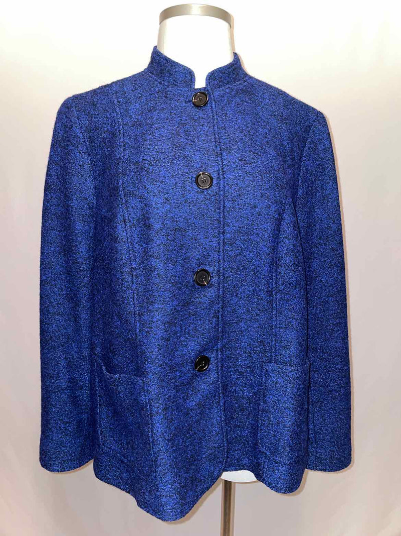 Talbolts Size 20W Royal Blue Jacket - Style Plus Consignment Boutique