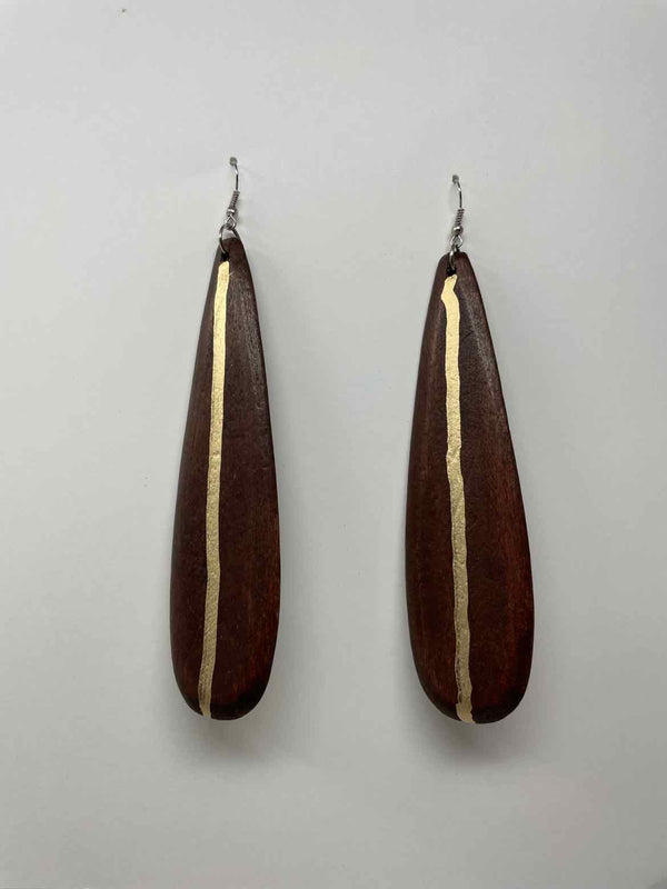 Gold Rush Brown Earrings